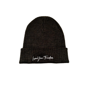 Unscripted Rib Knit Beanie